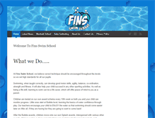 Tablet Screenshot of finsswimschool.co.uk